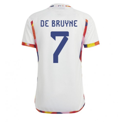 Lacne Muži Futbalové dres Belgicko Kevin De Bruyne #7 MS 2022 Krátky Rukáv - Preč